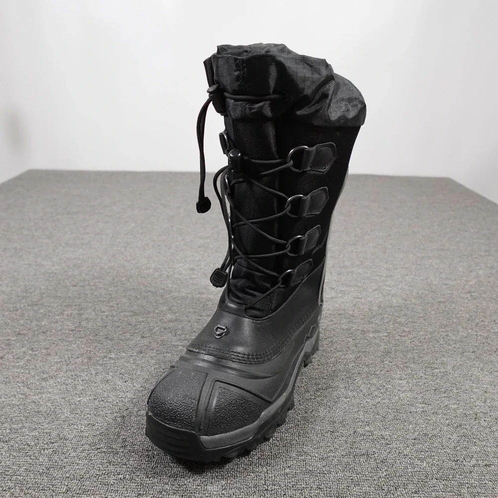 Baffin Icebreaker Boots Mens Size 9 Black Waterproof Insulated Snow Winter